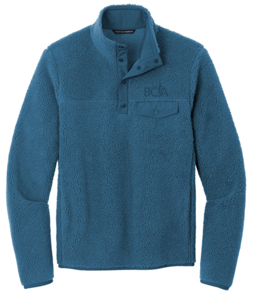 BCA Port Authority® Camp Fleece Snap Pullover F140
