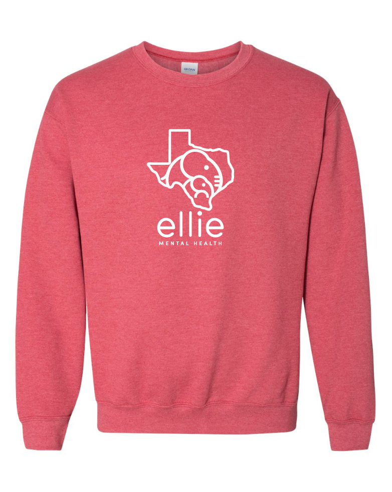 Texas Logo Ellie Mental Health Crewneck Sweatshirt (18000)