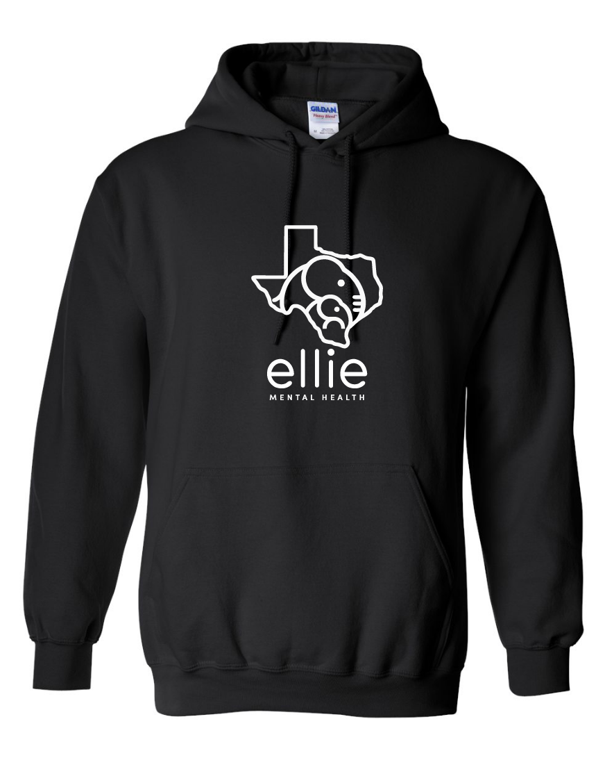 Texas Logo Ellie Mental Health Hooded Sweatshirt (18500)