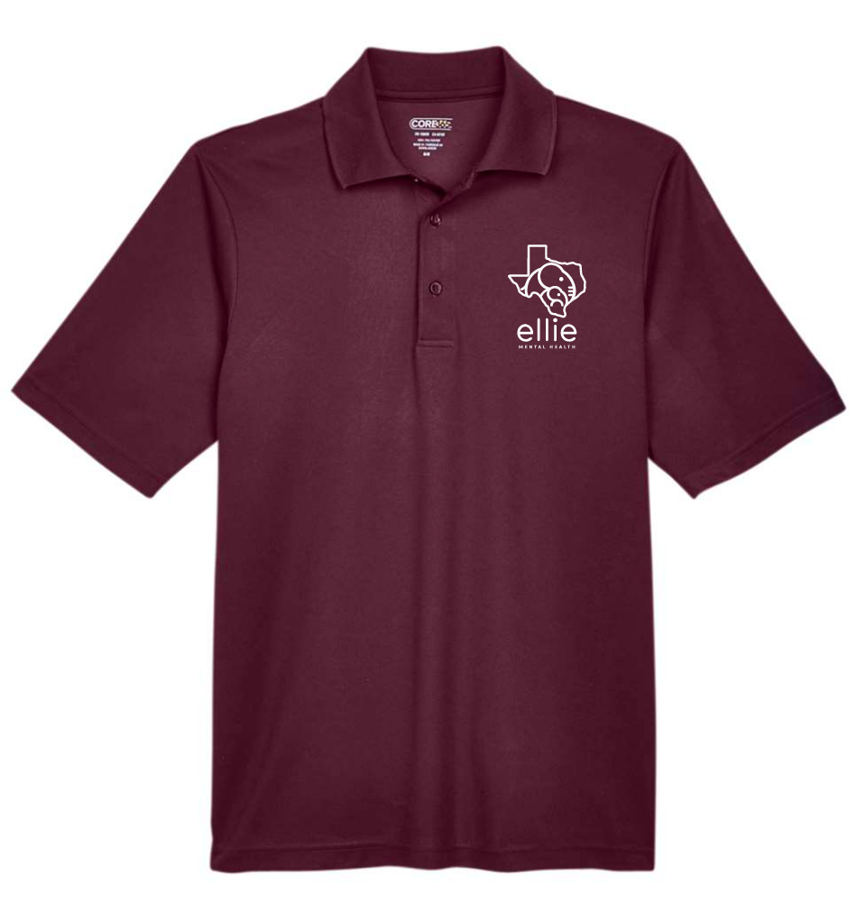 Texas Logo Ellie Mental Health Short Sleeve Moisture Wicking Polo (88181)