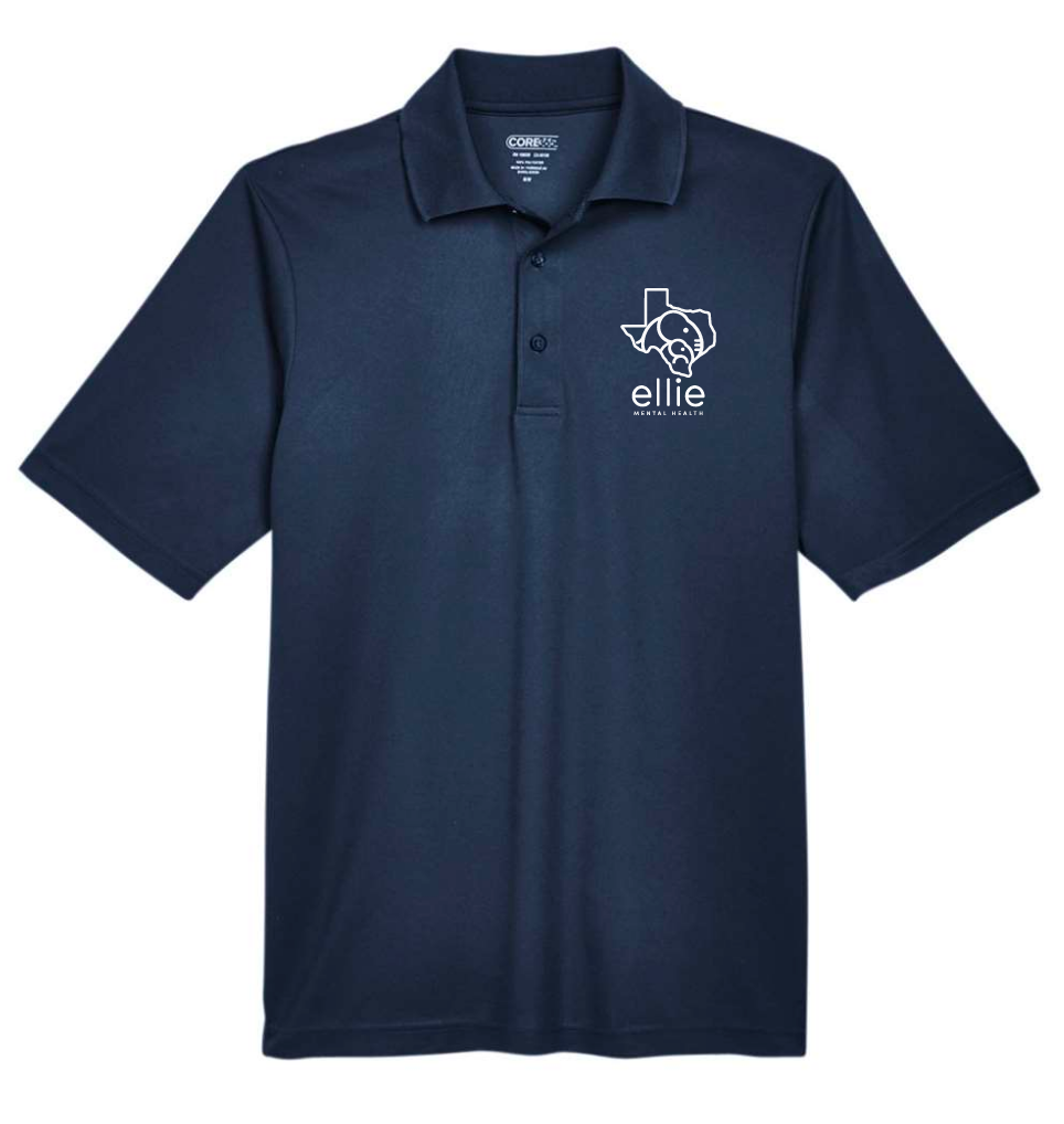 Texas Logo Ellie Mental Health Short Sleeve Moisture Wicking Polo (88181)