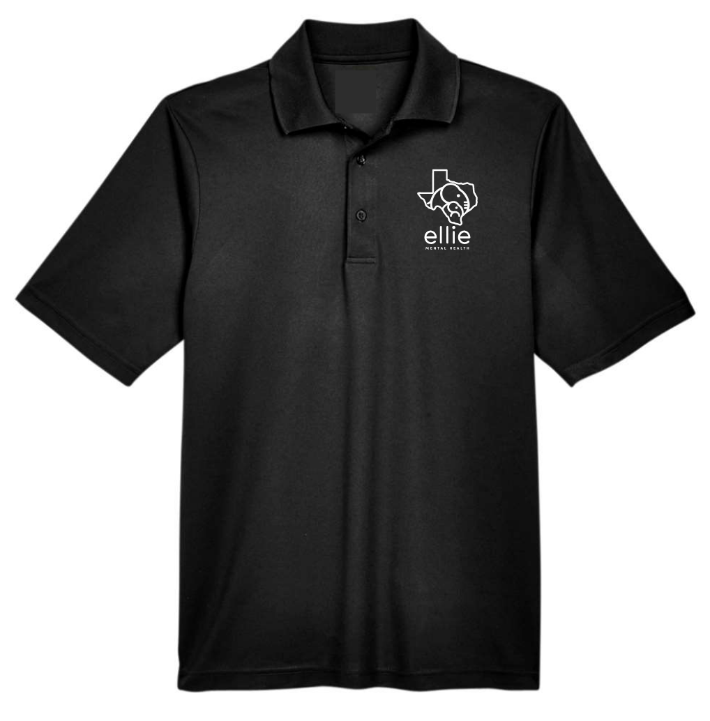 Texas Logo Ellie Mental Health Short Sleeve Moisture Wicking Polo (88181)