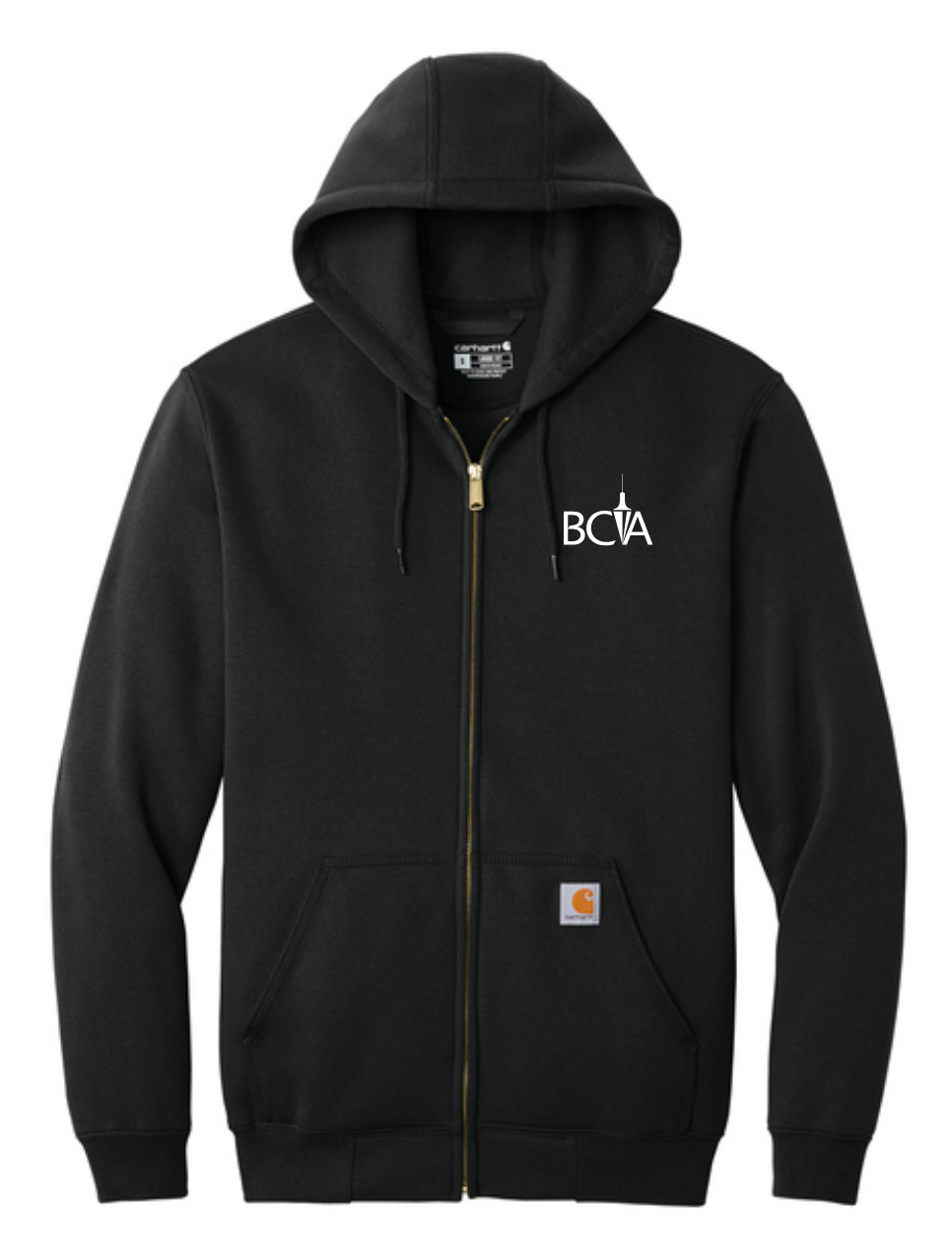 BCA Carhartt® Midweight Hooded Zip-Front Sweatshirt CTK122