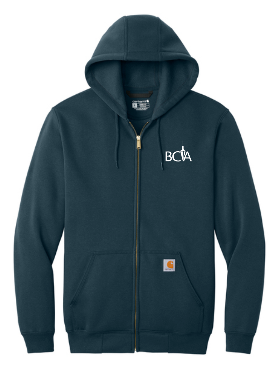 BCA Carhartt® Midweight Hooded Zip-Front Sweatshirt CTK122