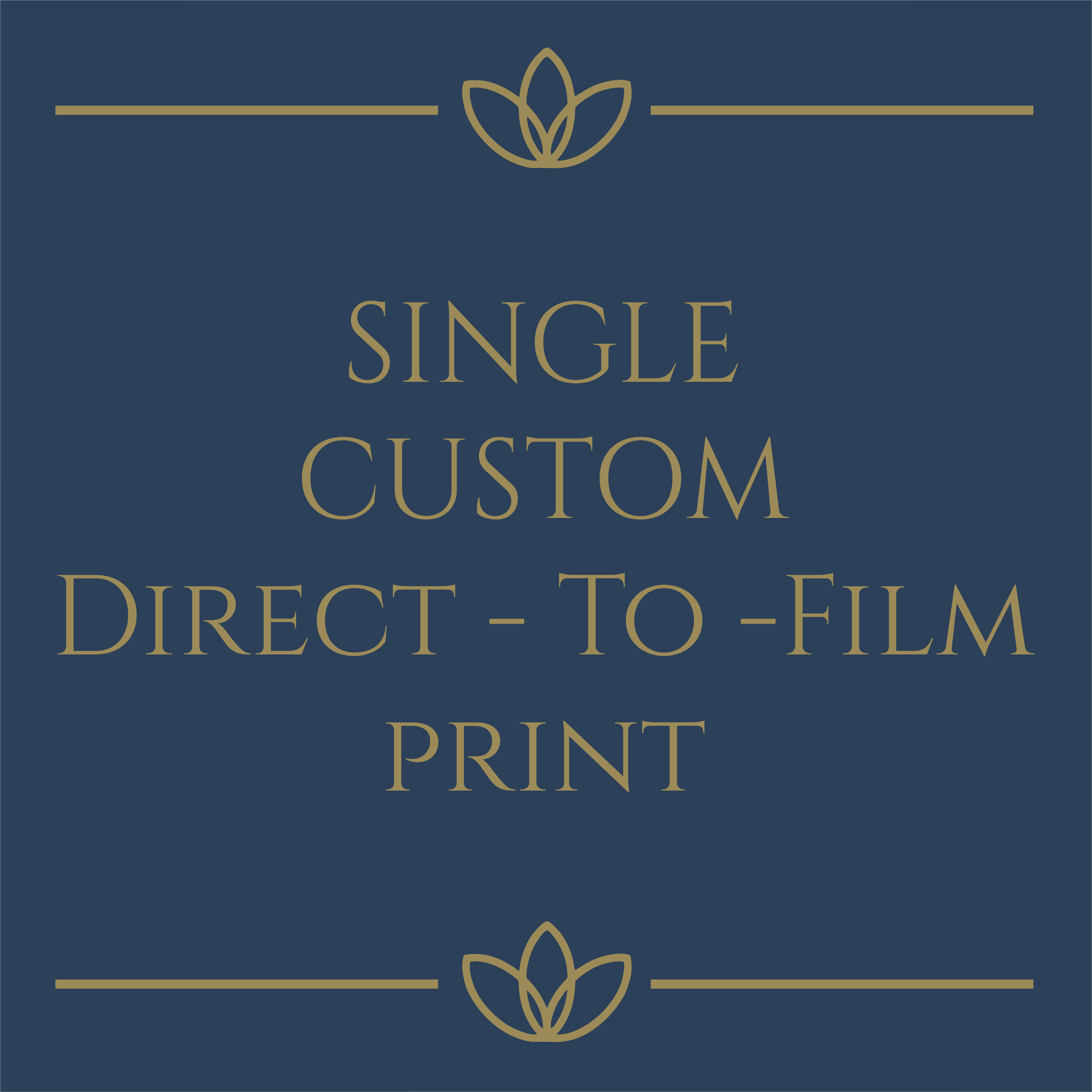 Single Custom DTF Transfer – Watson Designs