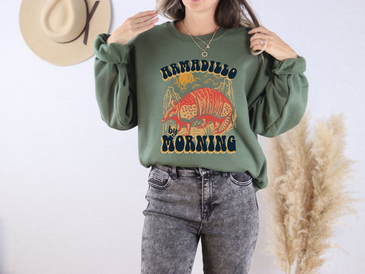 Amadillo By Morning Crewneck Sweatshirt