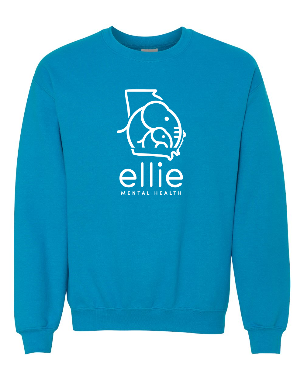 Georgia Logo Ellie Mental Health Crewneck Sweatshirt (18000)