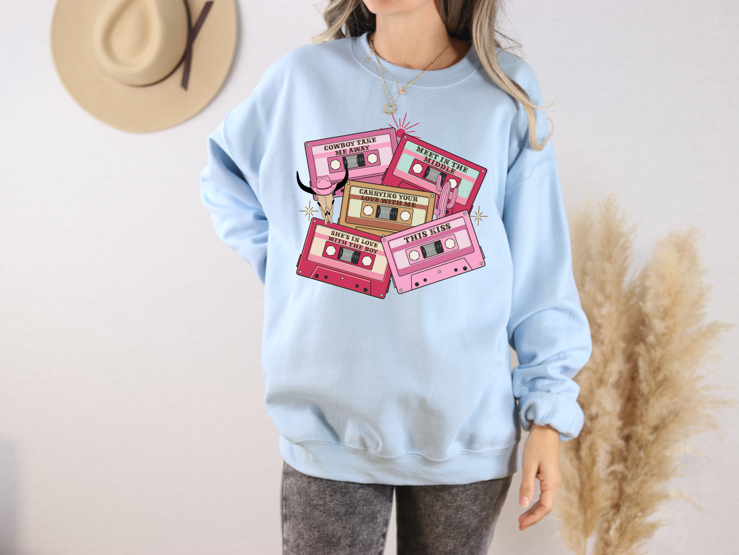 Country Mixtapes Crewneck Sweatshirt