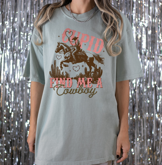 Cupid Cowboy Comfort Colors T-Shirt
